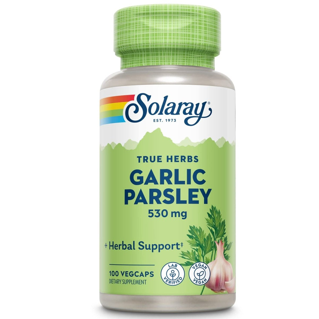 SOLARAY Ail Bulbe & Persil Feuille 530mg 100 VégiCaps
