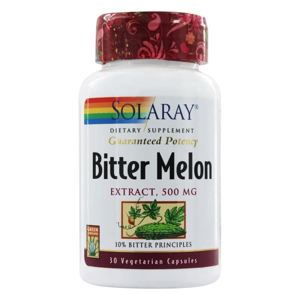 SOLARAY - Extrait de melon amer à puissance garantie 500 mg - 30 gélules