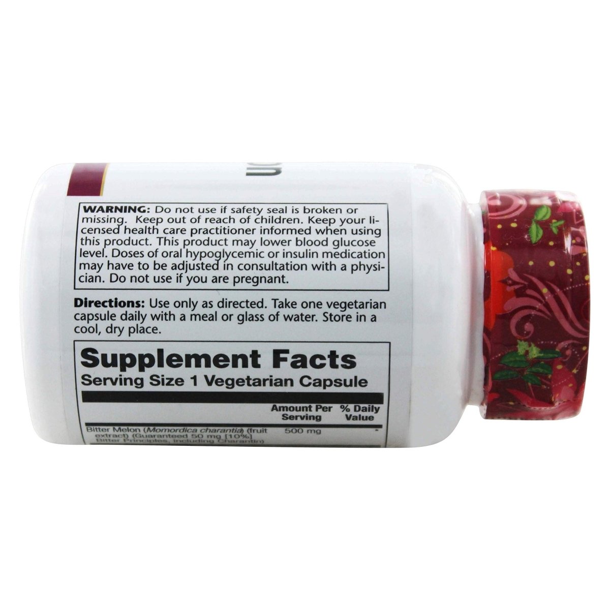 SOLARAY - Extrait de melon amer à puissance garantie 500 mg - 30 gélules