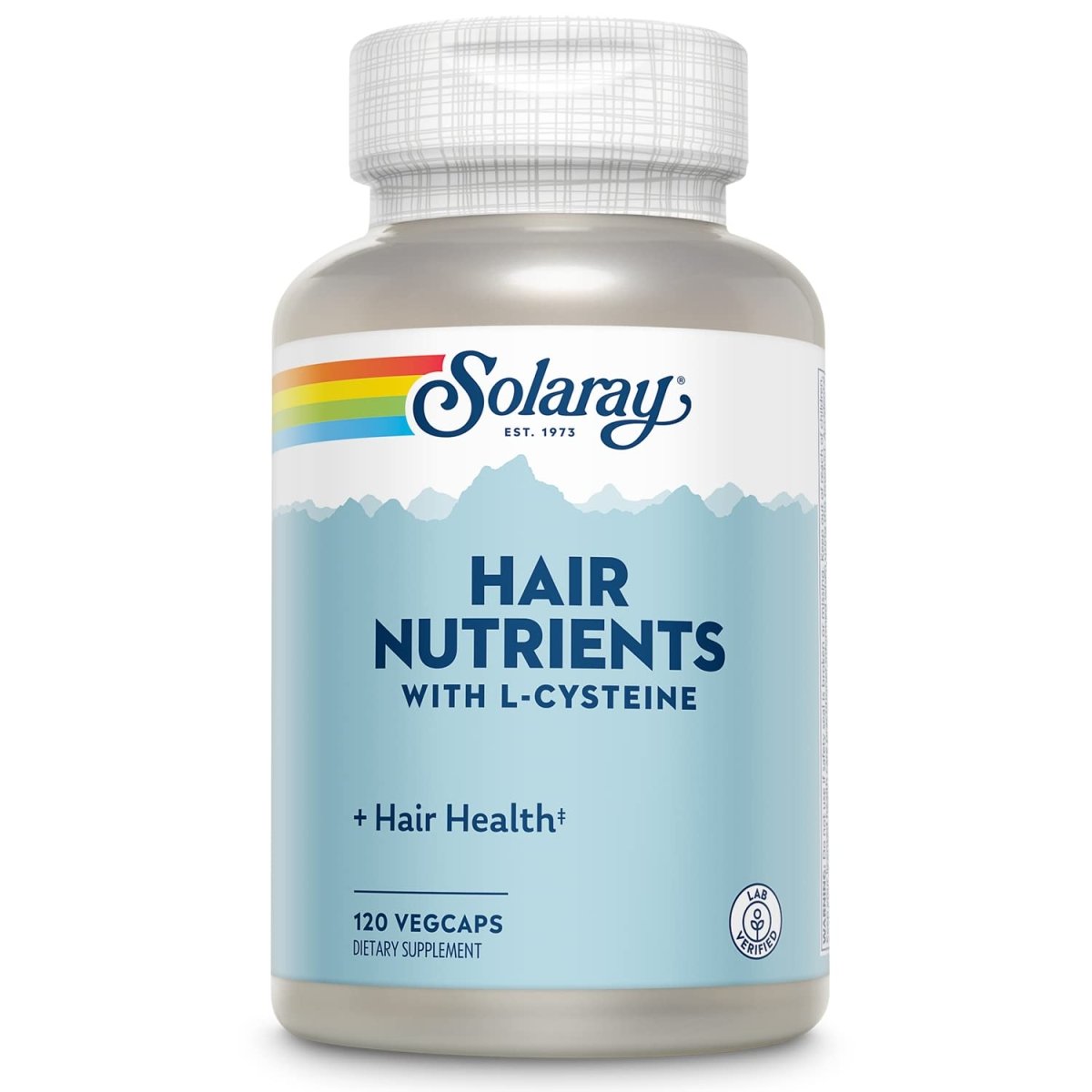 SOLARAY Hair Nutrients Capsules 120 Count