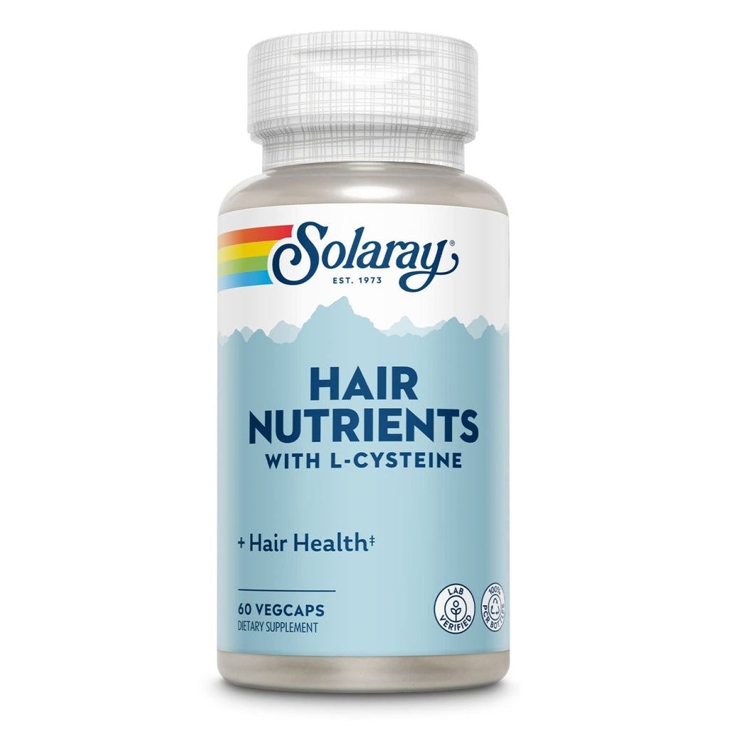 Solaray Hair Nutrients, Veg Cap (Btl-Plastic) 60ct