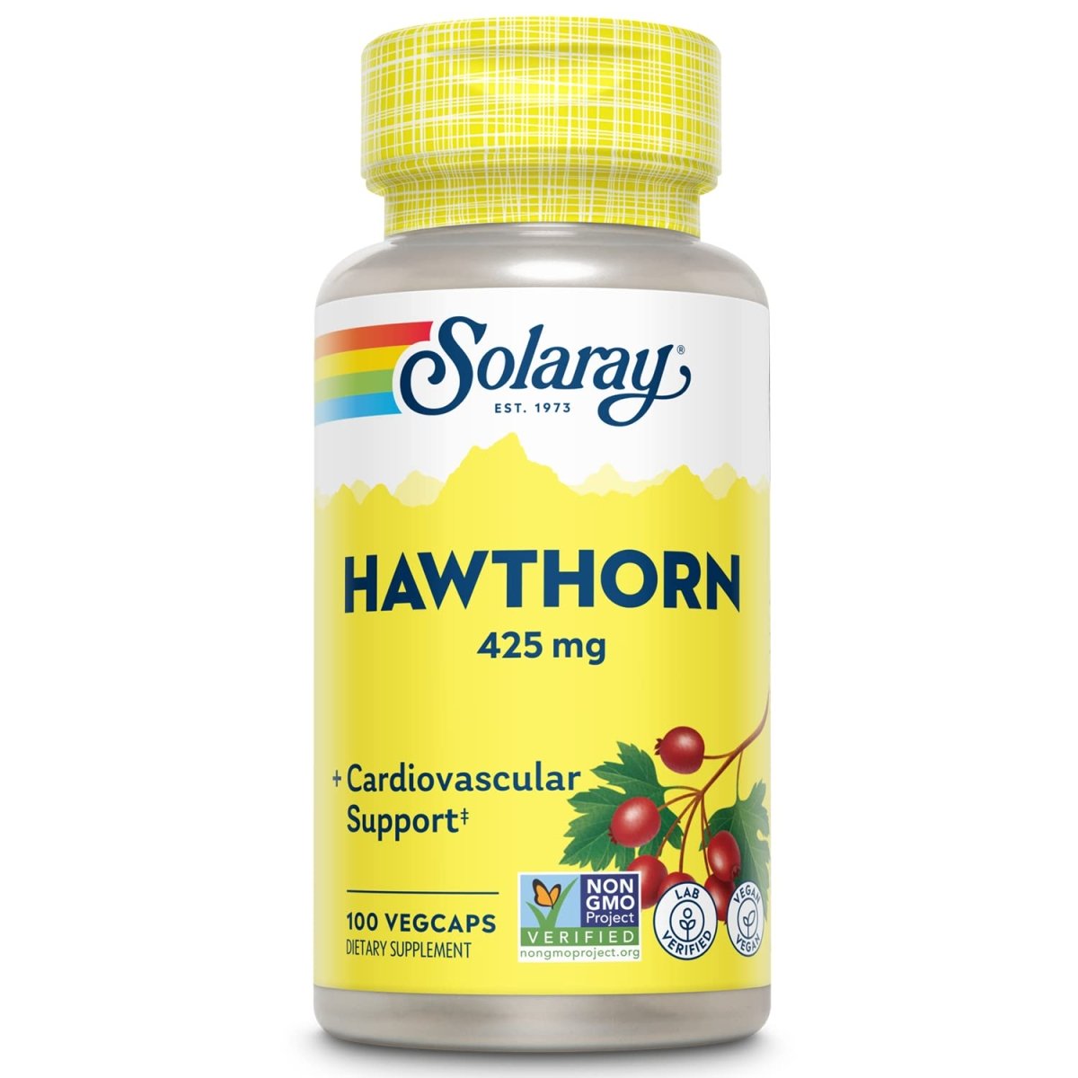 SOLARAY Hawthorn Berry 425mg 100 VegCaps