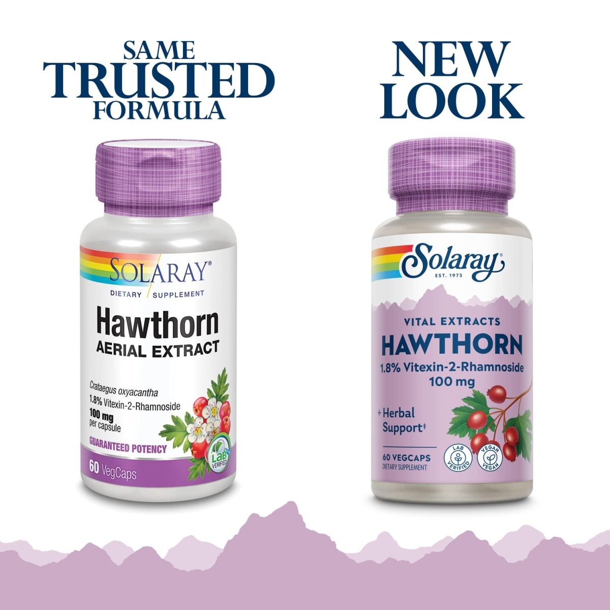 SOLARAY Hawthorn Extract 100mg - 60 CT