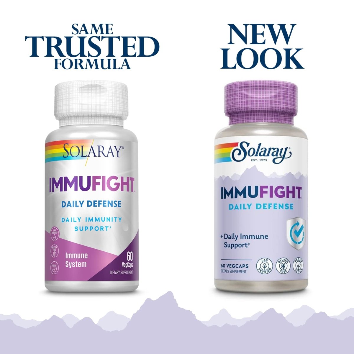SOLARAY Immufight Daily Defense 60ct, 30 Serv.