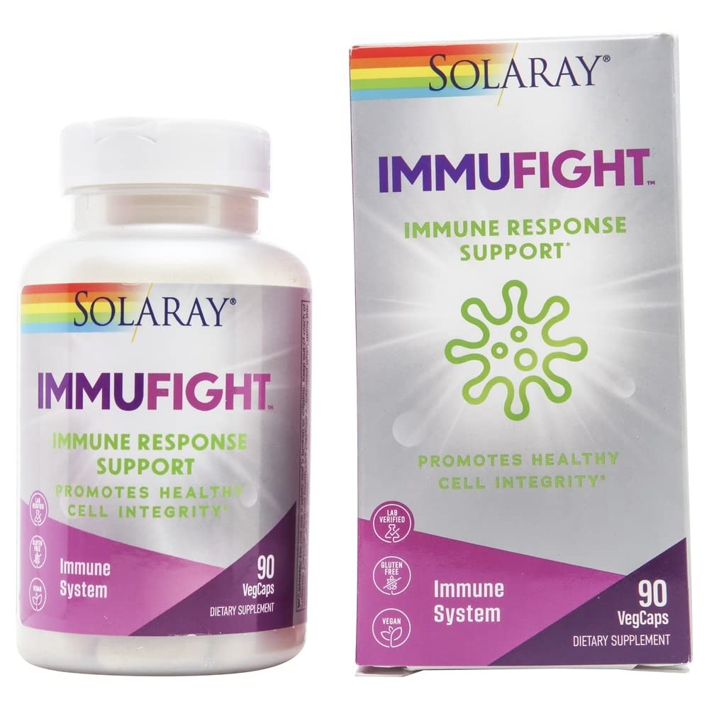 SOLARAY ImmuFight, Soutien de la réponse immunitaire, 90 gélules végétales