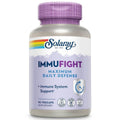 SOLARAY Immufight Défense Quotidienne Maximale, Soutien Immunitaire Toute la Journée, Vitamine C, Vitamine D, Zinc, Probiotiques, Monolaurine, Acérola & Plus, Végan & Sans Gluten, Garantie 60 Jours, 30 Portions, 90 Gélules Végétales