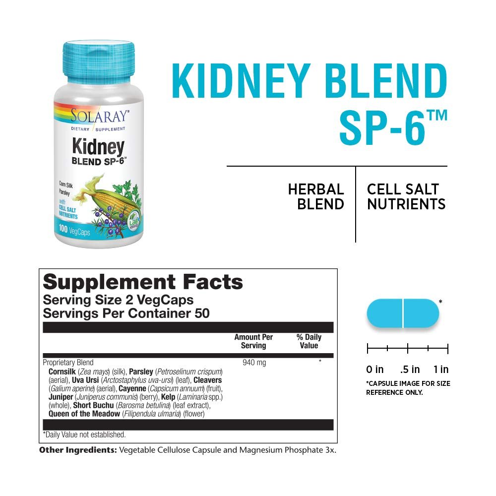 Solaray Kidney Blend SP-6