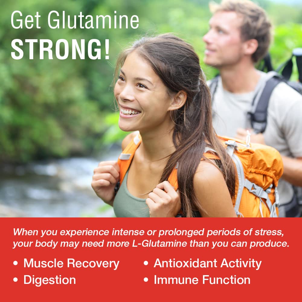 SOLARAY L-Glutamine 500mg - 50 VegCaps