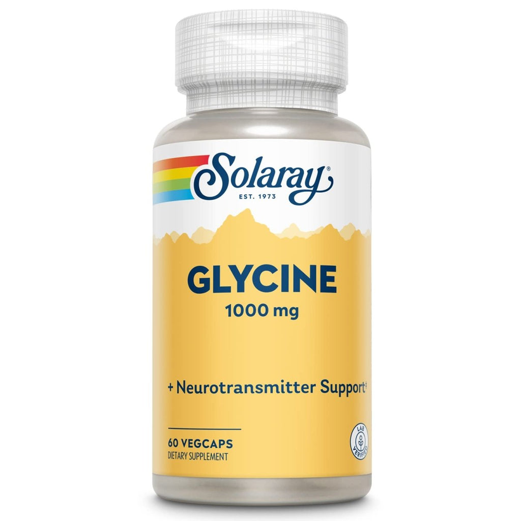 SOLARAY L-Glycine, Gélule Végétarienne (Btl-Plastique) 60 gél.