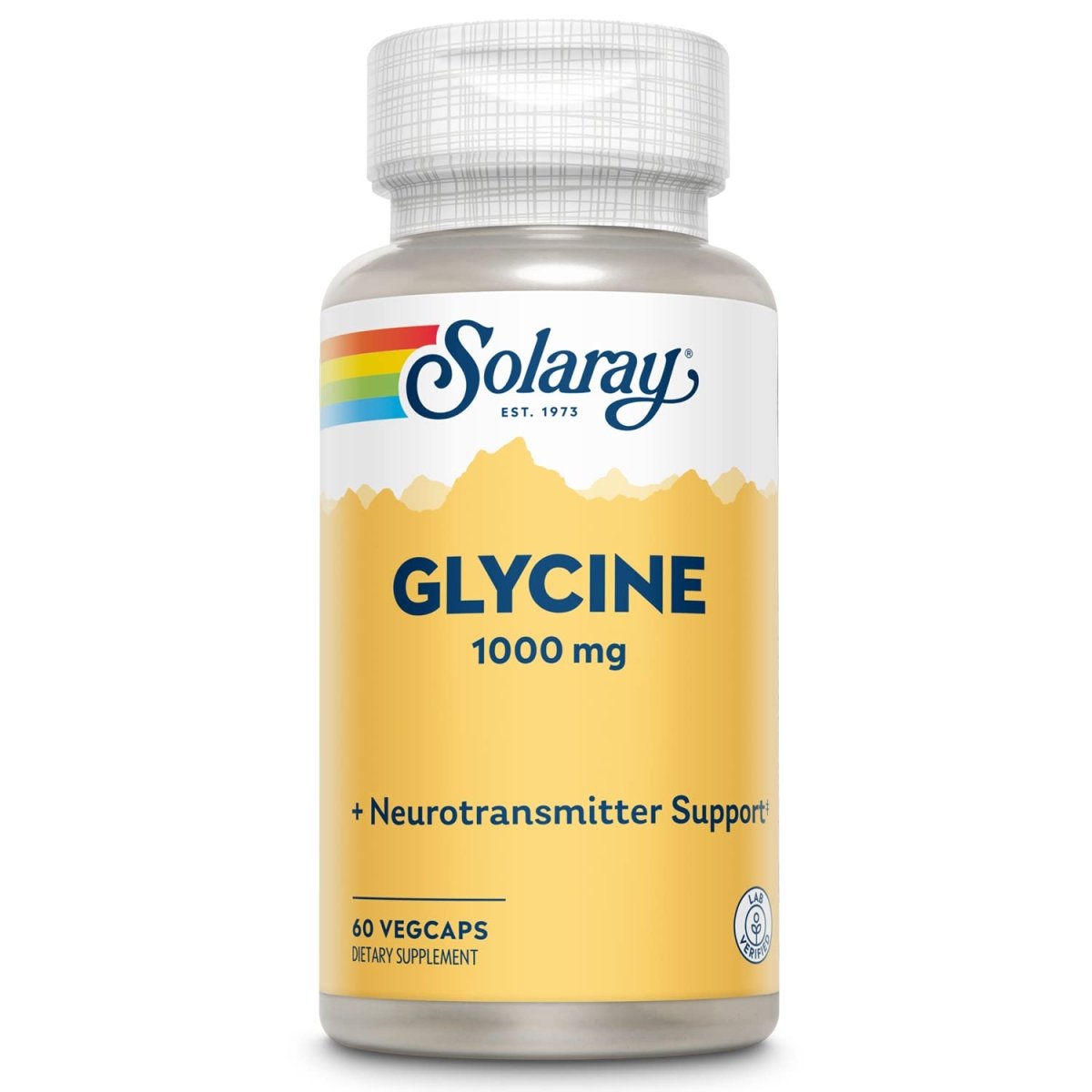 SOLARAY L-Glycine, Gélule Végétarienne (Btl-Plastique) 60 gél.