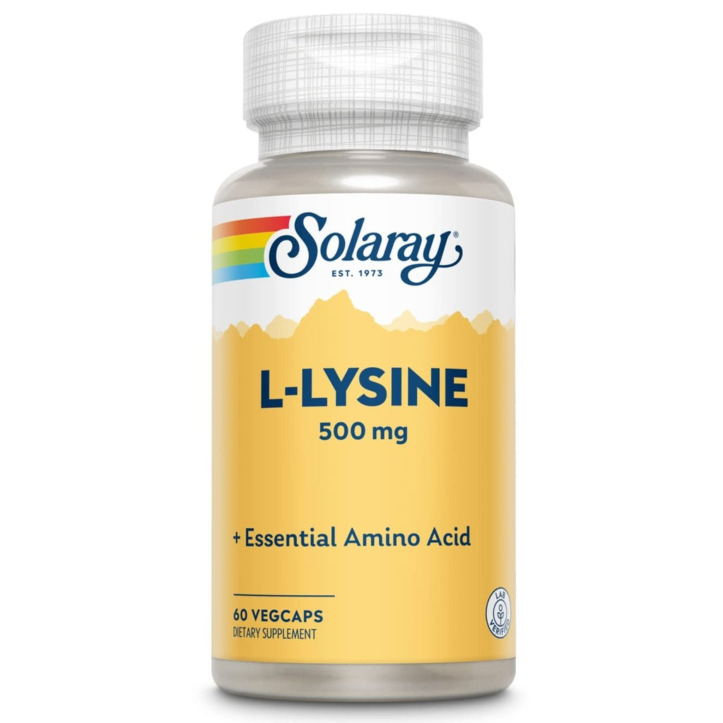 SOLARAY L-Lysine 500mg 60 VegCaps