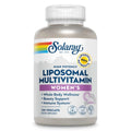 SOLARAY Multivitamine liposomale pour femme, absorption améliorée, haute puissance avec fer, vitamine D, vitamine C, B12, biotine, CoQ10, soutien immunitaire, santé osseuse, végétalien, 60 portions, 120 gélules végétales