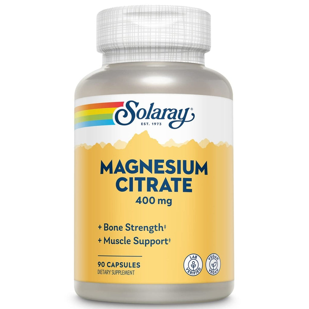 Solaray Magnesium Citrate 400mg 90 Count