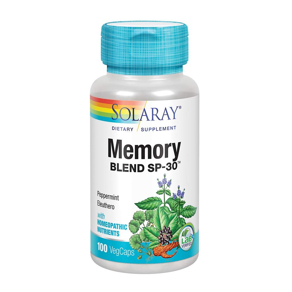 Solaray Memory Blend SP-30 50 Portions 100 Végi-gélules