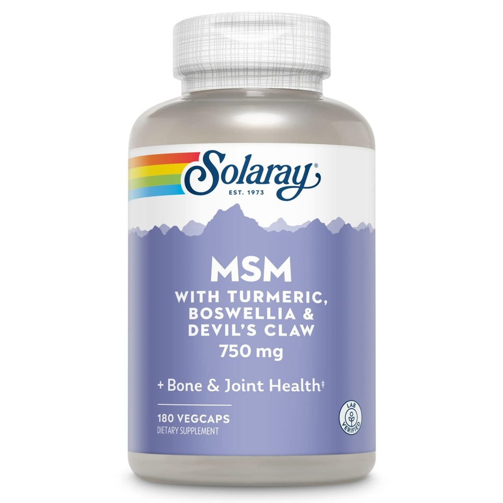 SOLARAY MSM 180 gélules 750 mg
