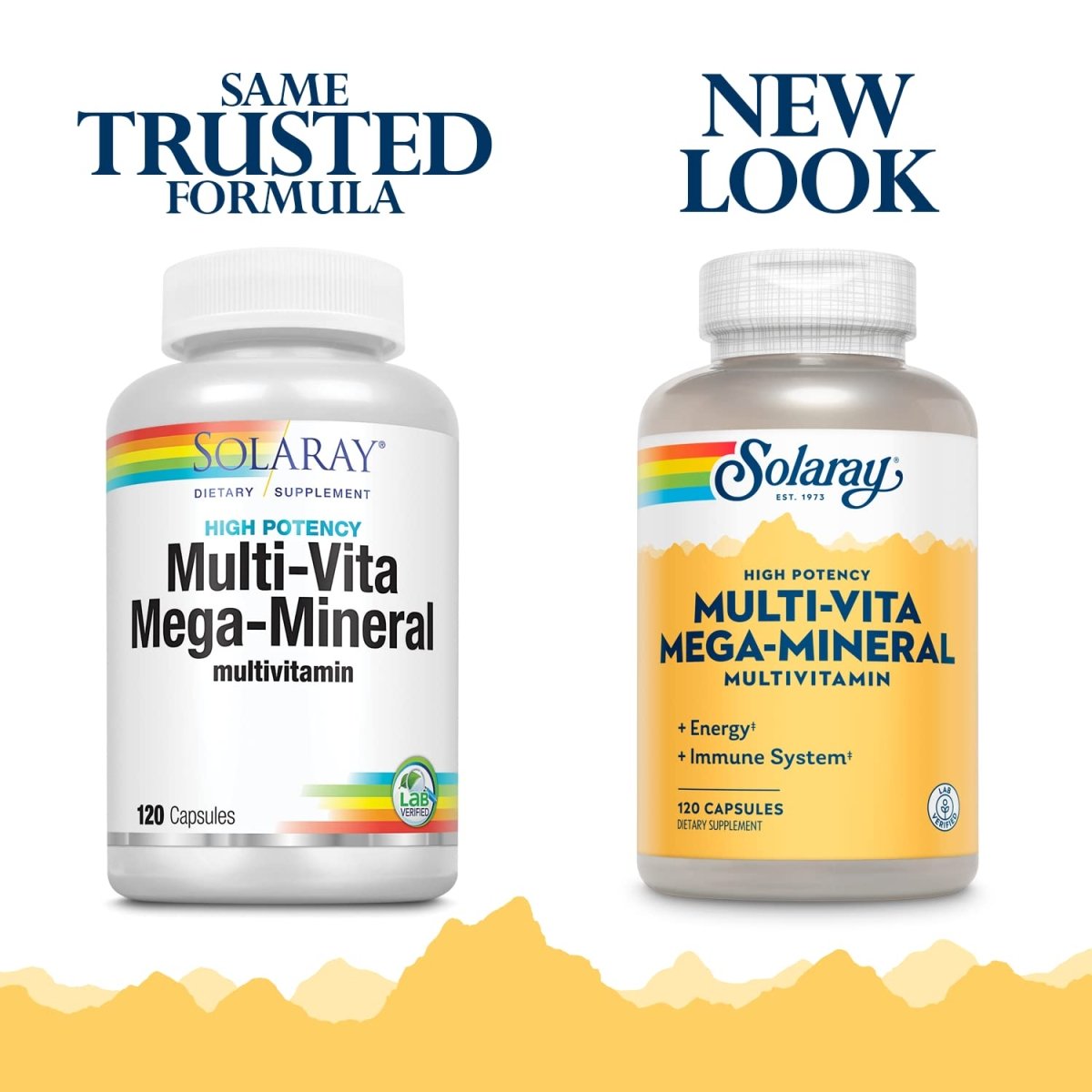 SOLARAY Multi-Vita Méga-Minéral Gélules Multivitaminées 120 Unités
