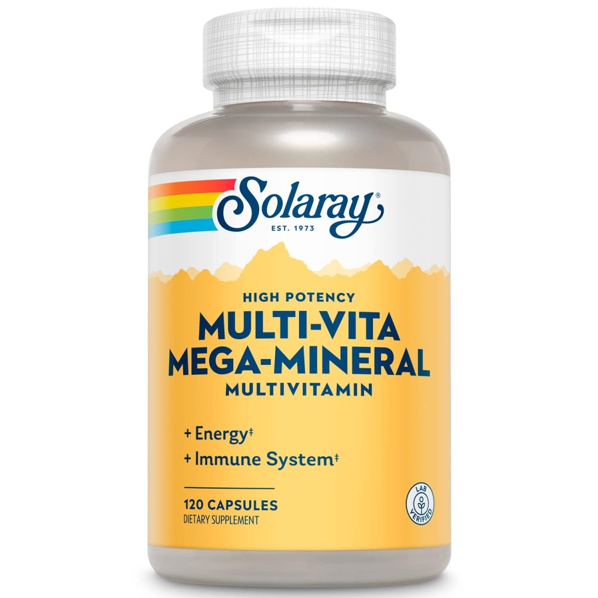 SOLARAY Multi-Vita Méga-Minéral Gélules Multivitaminées 120 Unités
