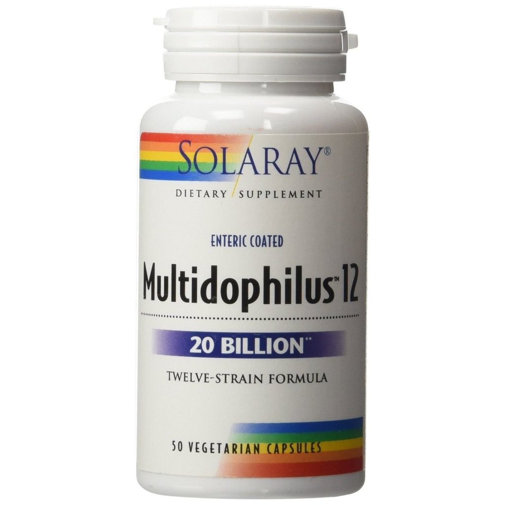 Solaray Multidophilus 12, complément alimentaire, 50 capsules
