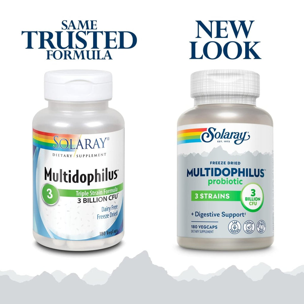 SOLARAY Multidophilus 3 Lyophilisé 3 Milliards UFC