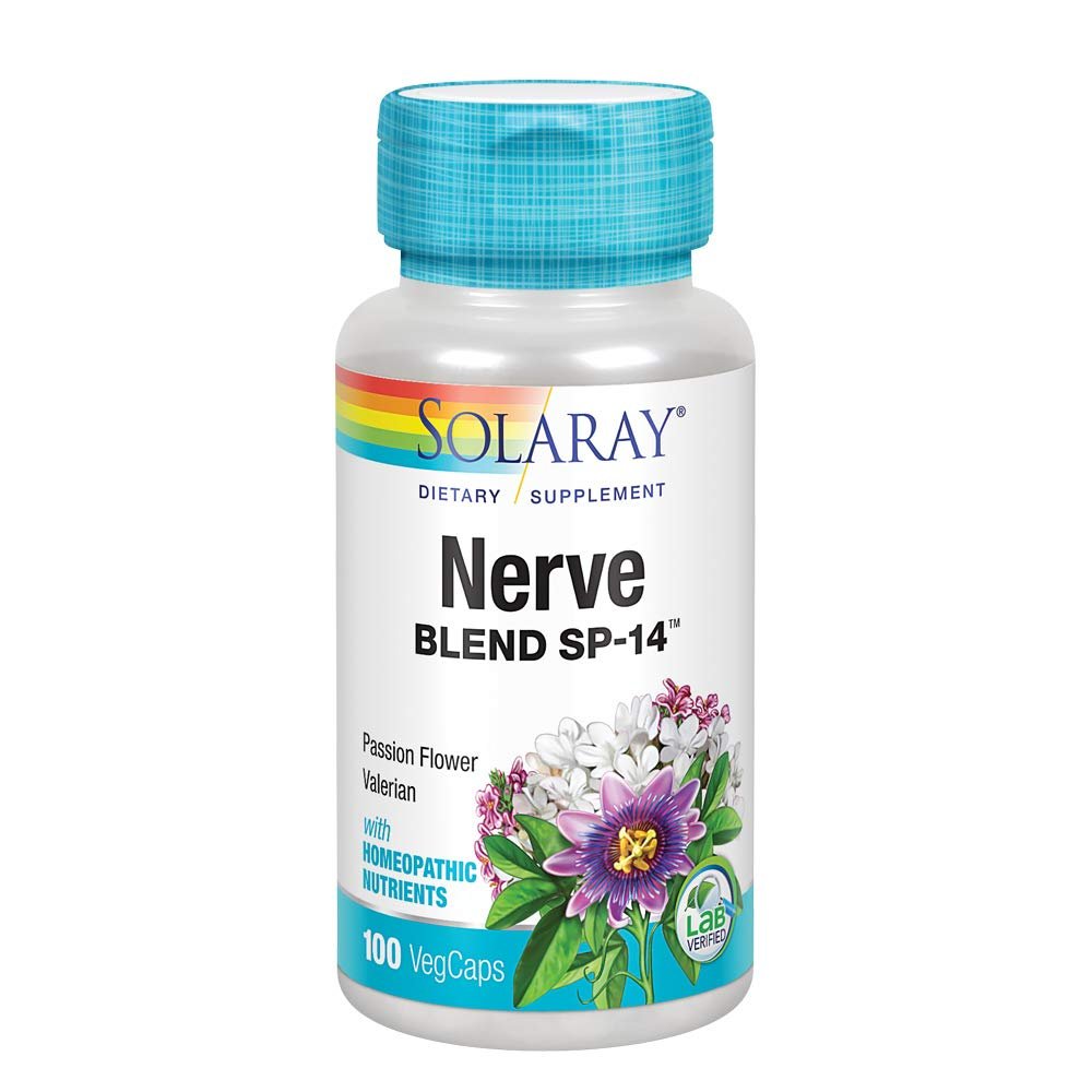 SOLARAY Mélange pour les nerfs SP-14 100 VegCaps