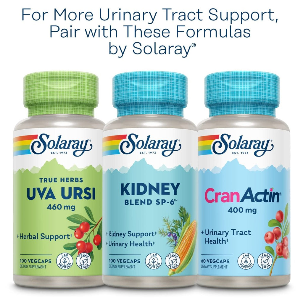 SOLARAY Feuille d'Ortie 450mg Soutien Sain pour les Reins, les Voies Urinaires et la Prostate Utilisation Traditionnelle pour une Réponse Allergique Saine et le Bien-être Respiratoire 180 GÉLULES