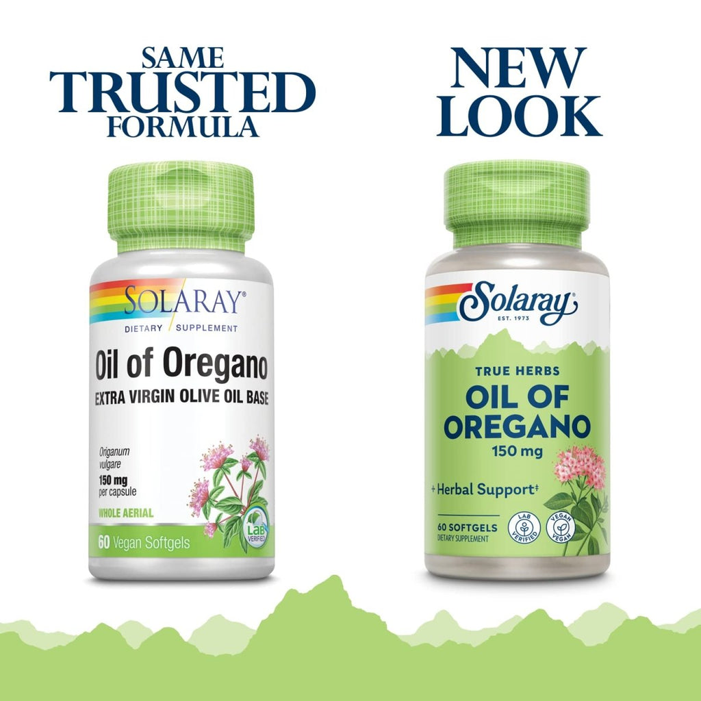 SOLARAY Oil of Oregano 150 mg 60 Softgels