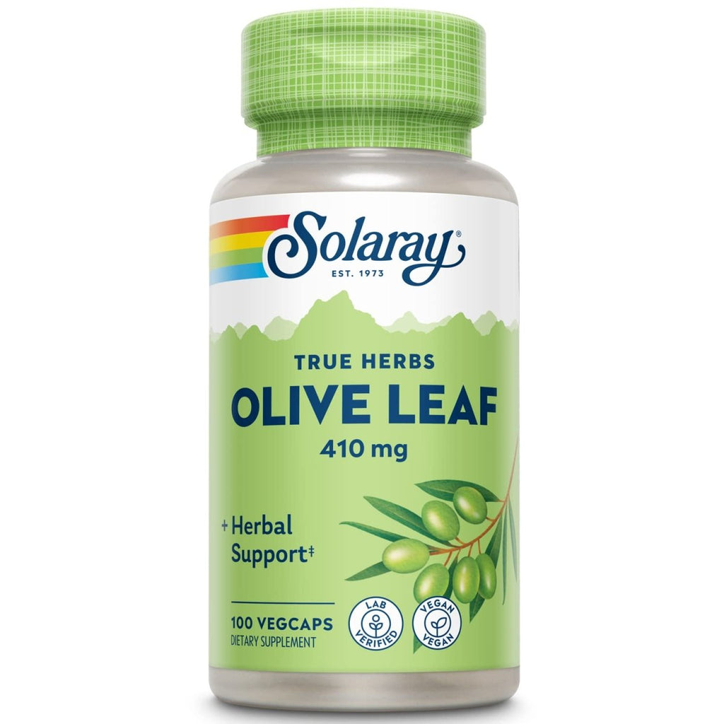 SOLARAY Feuilles d'Olivier Gélules, 410 mg 100 unités