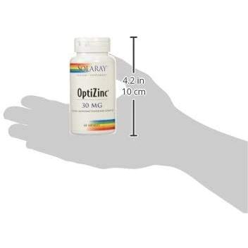 Solaray OptiZinc 30 mg 60 gélules végétales