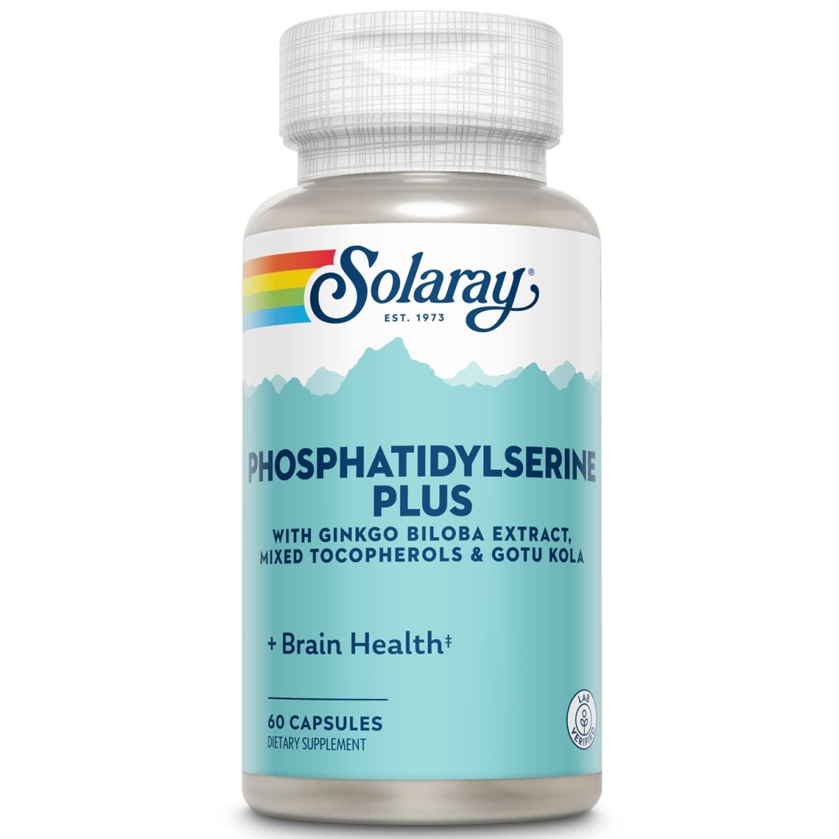 SOLARAY Phosphatidylserine Plus Complément, 100 mg 60 Comprimés