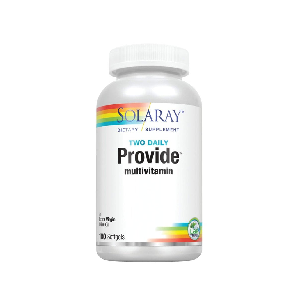 Solaray Multivitamine - Nutrition quotidienne complète dans un format pratique de deux gélules par jour - 180 gélules