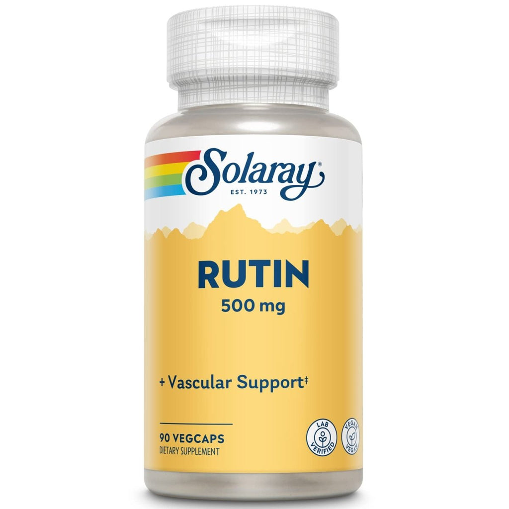 SOLARAY Rutin, Veg Cap (Btl-Plastic) 500mg 90ct