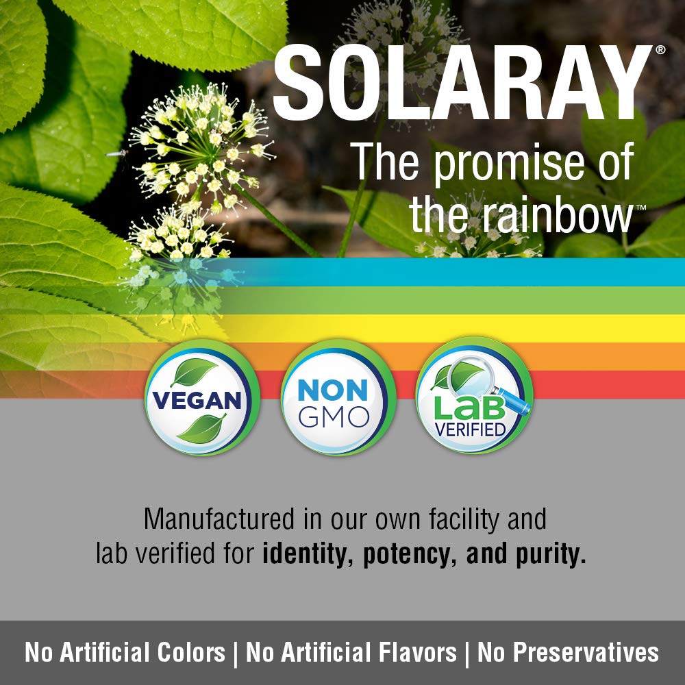 SOLARAY Racine de Salsepareille, Gélules végétales (Btl-Plastique) 450mg 100 gél.