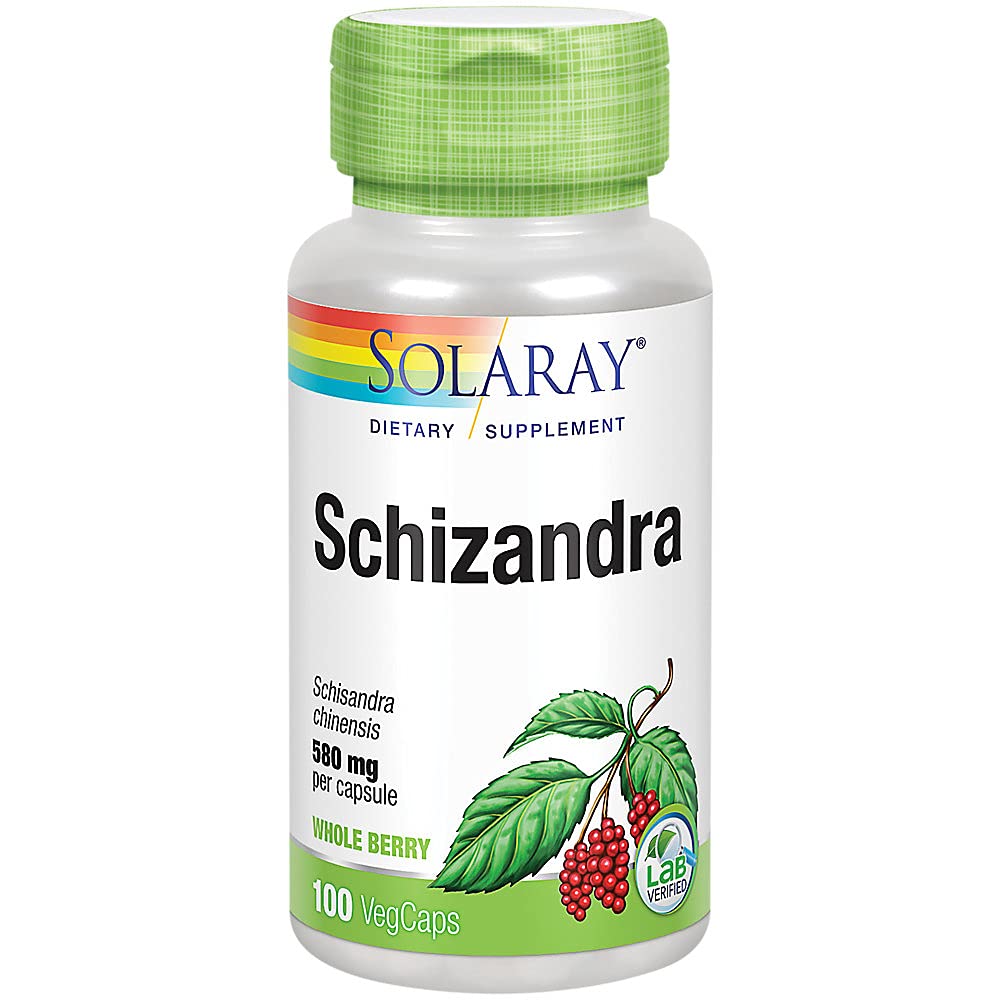 Solaray - Schizandra, 580 mg, 100 gélules