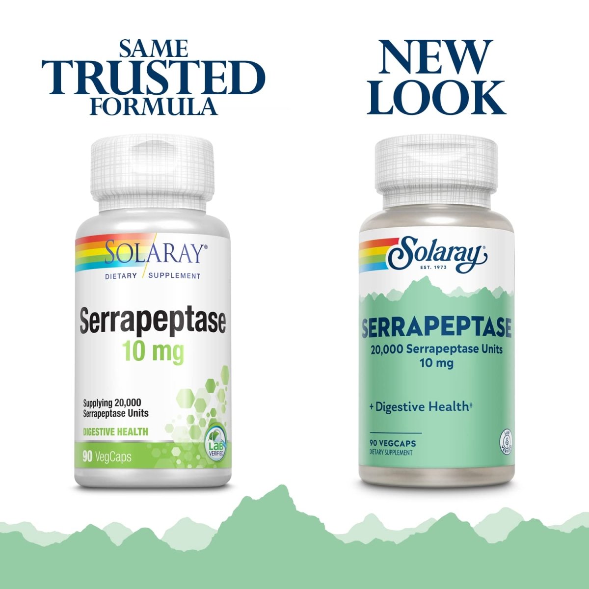 SOLARAY Serrapeptase 10 mg VCapsules, 90 capsules