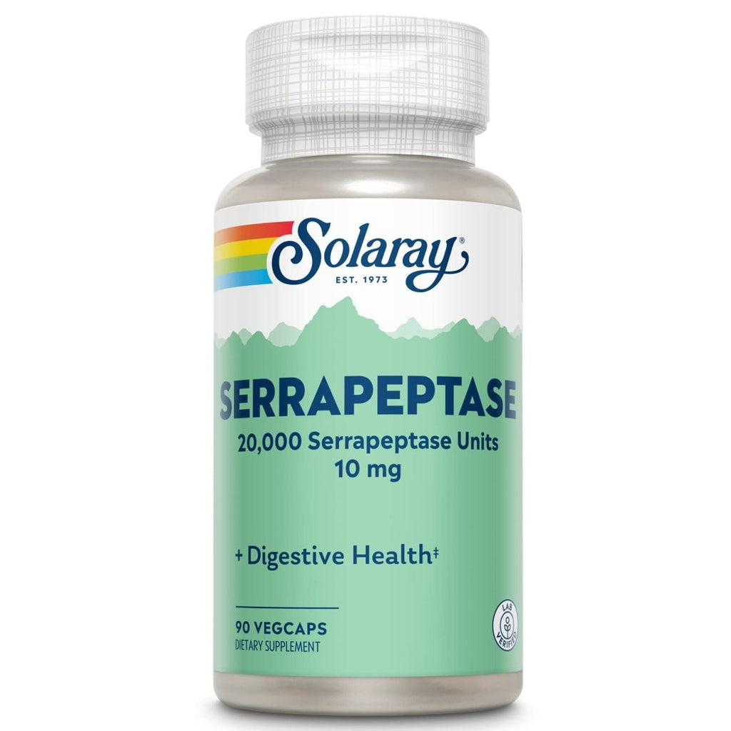 SOLARAY Serrapeptase 10 mg VCapsules, 90 capsules