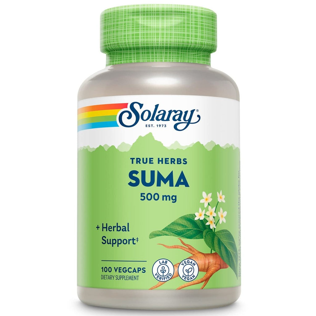 SOLARAY Racine de Suma 500mg 100 Gélules Végétales