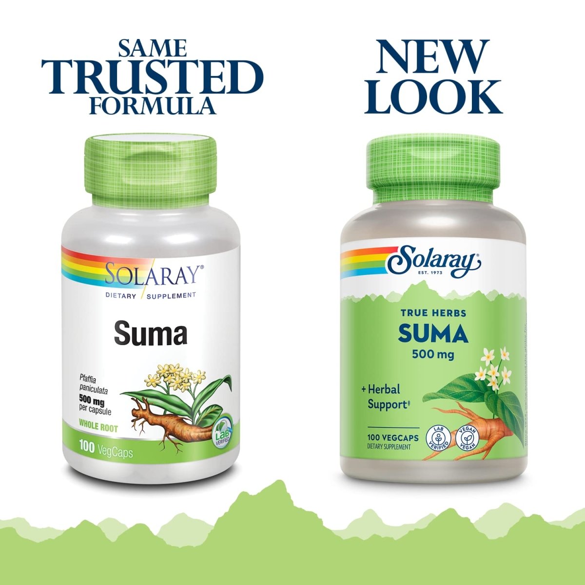 SOLARAY Racine de Suma 500mg 100 Gélules Végétales