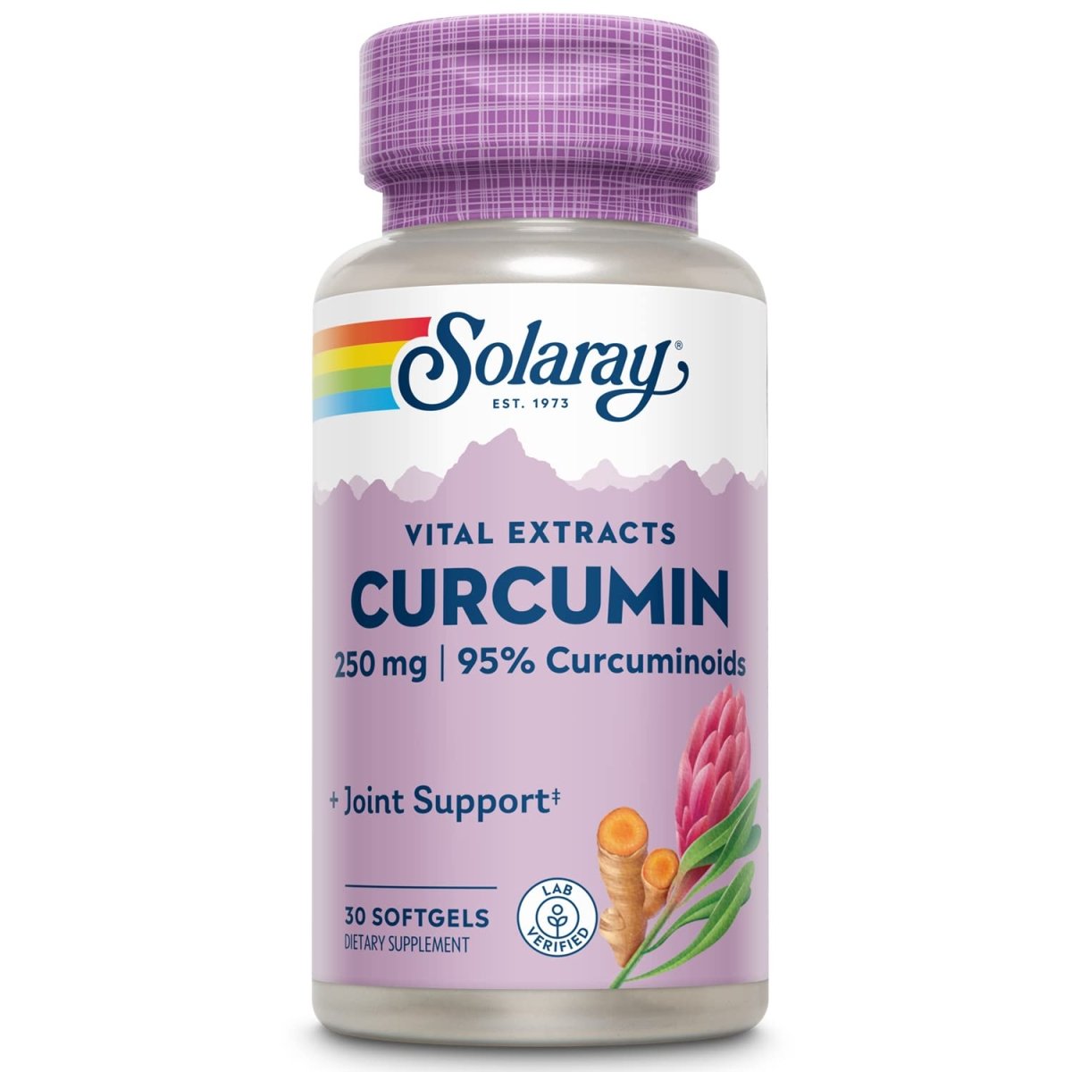 SOLARAY Super Bio Curcumin 250mg 30 Softgels