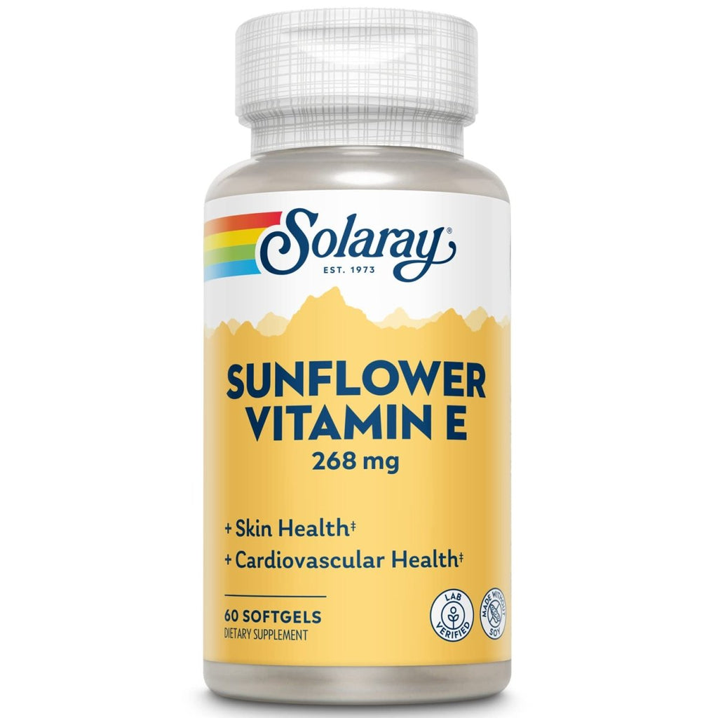 SOLARAY Super Bio E Sunflower, Softgel (Btl-Plastic) 400IU 60ct