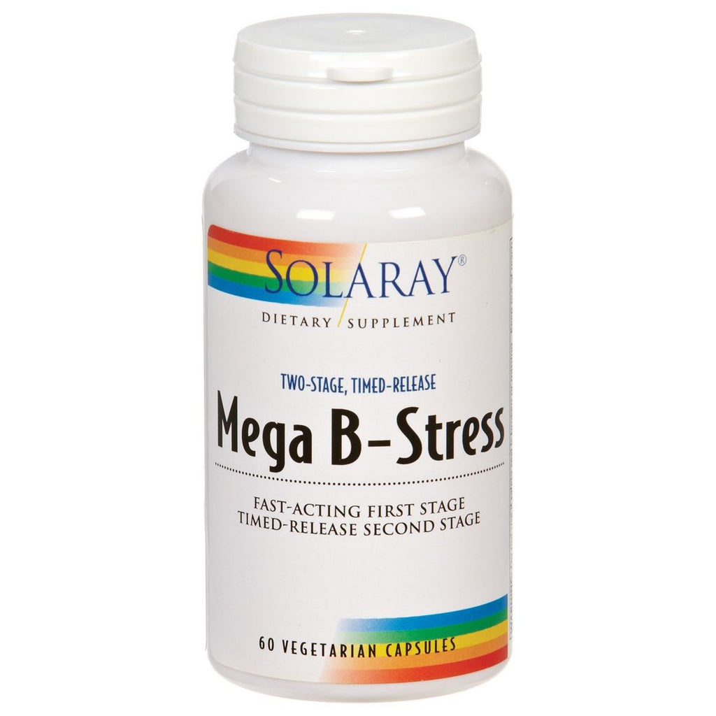 Solaray - Méga B-Stress à deux étapes, 60 gélules