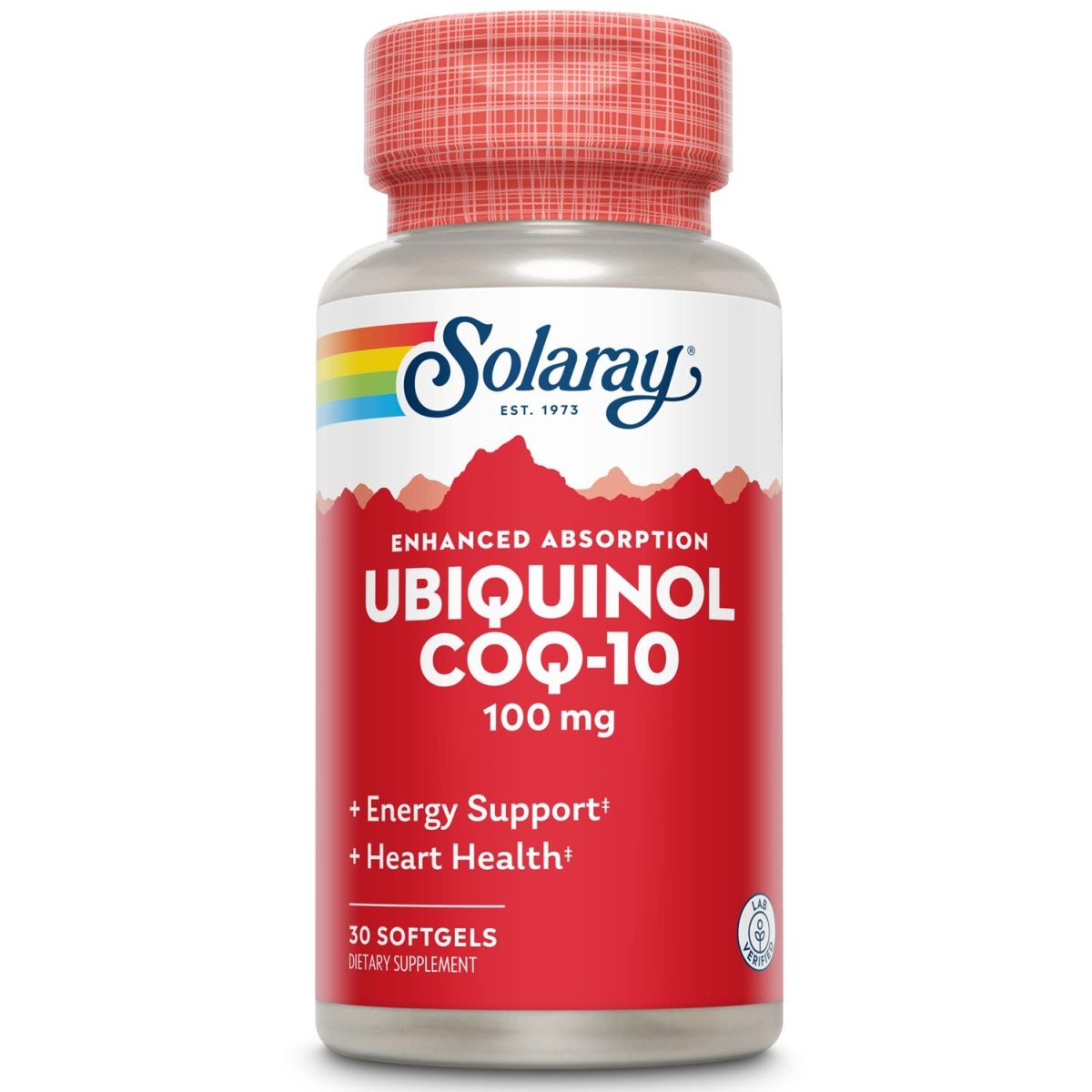 SOLARAY Ubiquinol CoQ-10 100 mg - Absorption Améliorée - 30 Gélules
