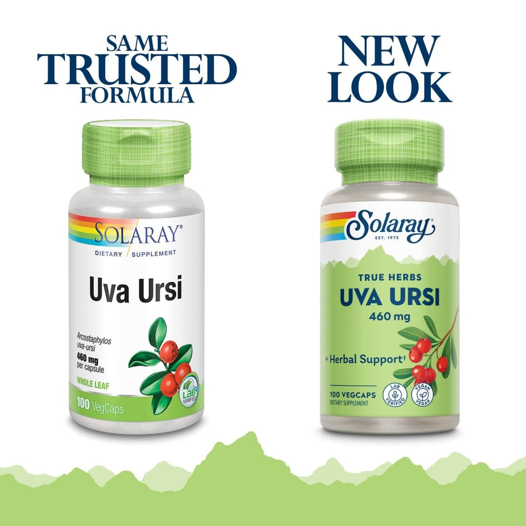 SOLARAY Uva Ursi Leaf 460 mg 100ct (Take 3 Daily)