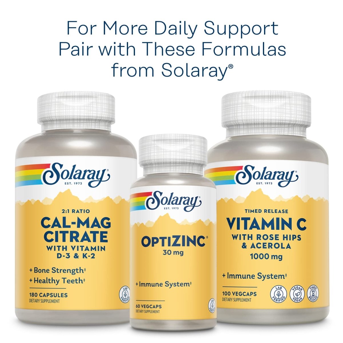 Solaray Complexe Vitamine B 100 mg - Vitamines B Complètes pour l'Énergie et la Vitalité - 250 Végicaps