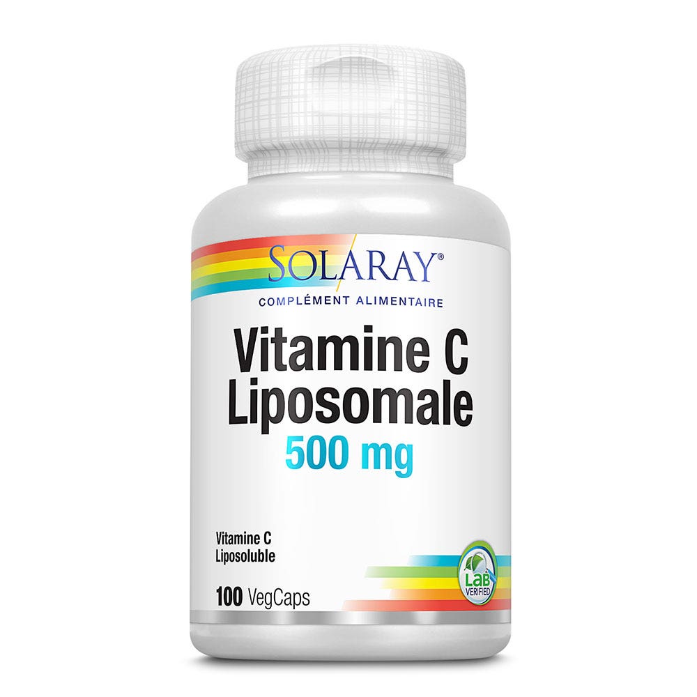 Solaray - Vitamine C 500 mg. - 100 gélules