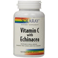 SOLARAY Vitamin C & Echinacea Root Healthy Immune System Support with 500mg VIT C & 300mg Echinacea per VegCap 120ct