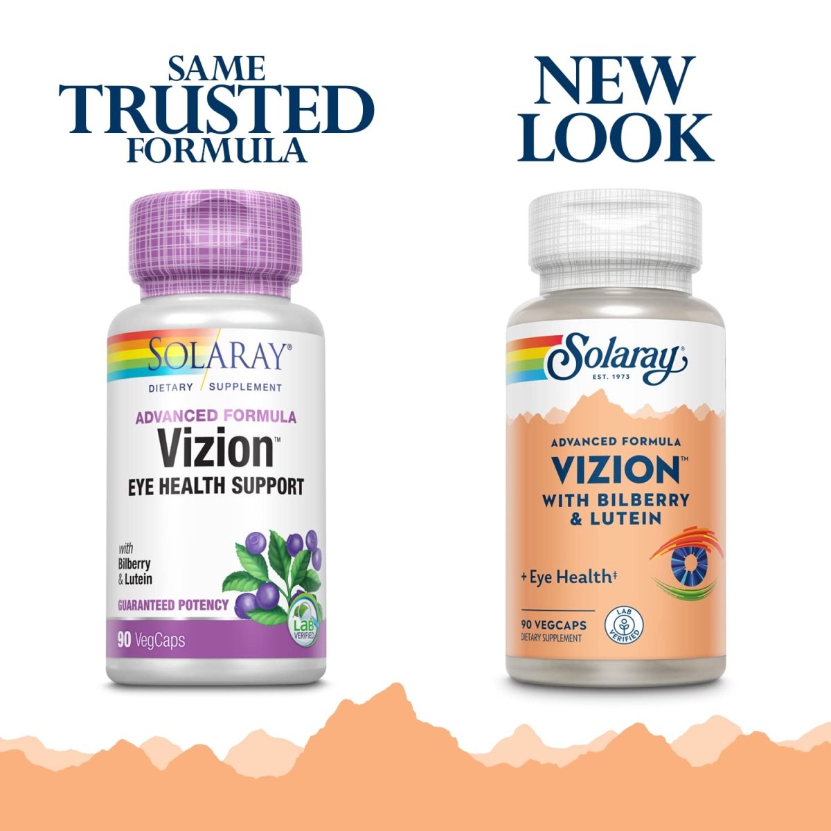 SOLARAY Vizion, Veg Cap (Btl-Plastic) 42mg 90ct