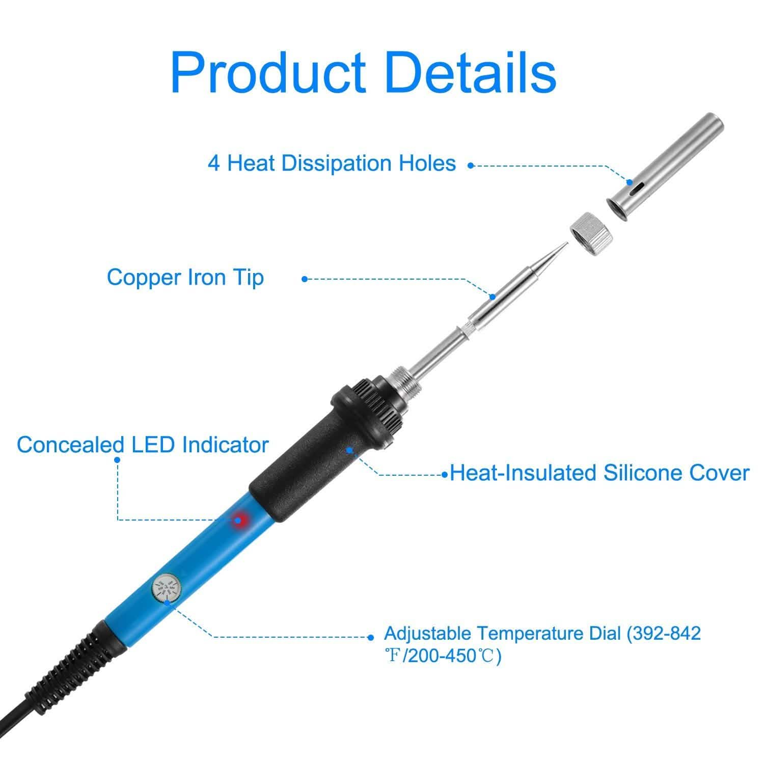 Fer à souder 110V/60W à température réglable