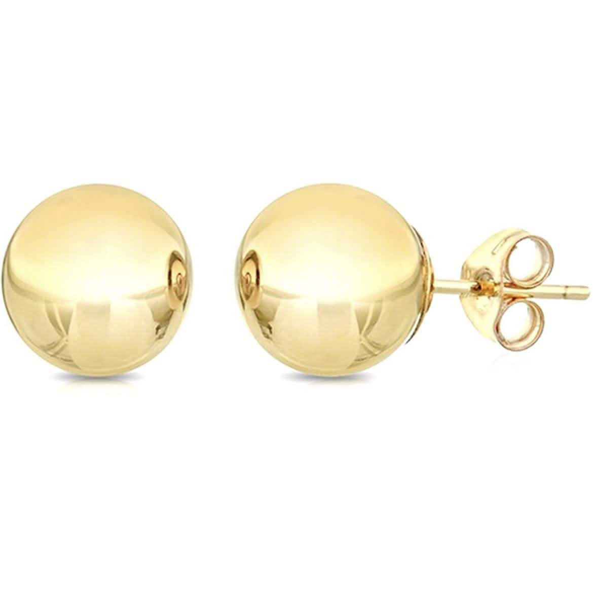 Puces d'oreilles en or massif 10 carats