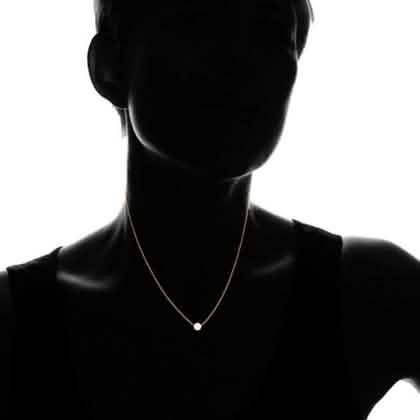 Collier de perles en or massif 10K