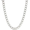 Collier chaîne cubaine en argent sterling 925 massif de 4,5 mm